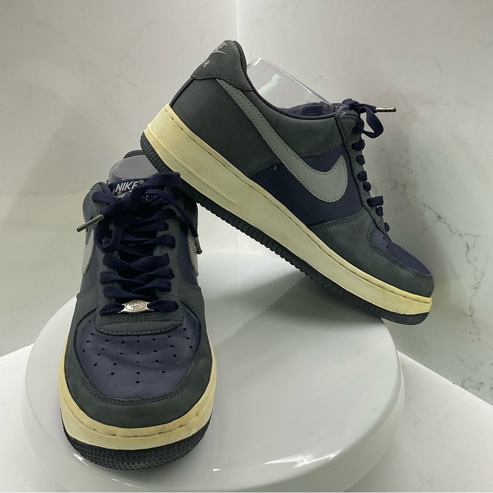 Nike Air Force 1 'Hustler Pack'  MENS 9.5 Blue/gray 306353 402